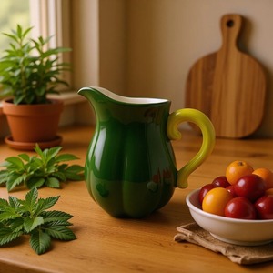Set da tè e caffè in ceramica a forma di peperone colorato, creativo, stile pastorale, per il commercio transfrontaliero - Product Image 2