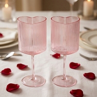 Verres à vin en verre de style bohème avec bordure dorée, ensemble de 2 pièces, capacité de 400 ml, réutilisables et lavables au lave-vaisselle, pour les occasions de mariage