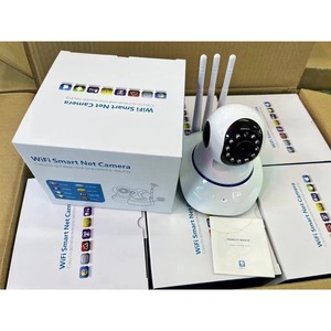 Cámara inalámbrica Wifi V380Pro 3MP HD con giro e inclinación y visión nocturna para monitoreo de seguridad en el hogar - Product Image 1