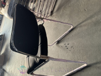Chaise de bureau exécutive à dossier haut en cuir PU, pivotante à 360°, réglable en hauteur, idéale pour les salles de conférence, les réceptions et les visiteurs