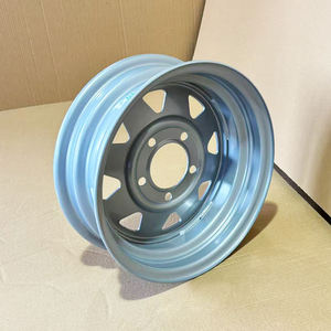 Nouvelles pièces de <span class=keywords><strong>remorque</strong></span> en acier, jantes argentées 13*4.5J 114.3mm PCD pour <span class=keywords><strong>bateau</strong></span>/moto/véhicules agricoles, voitures de tourisme, remplacement - Product Image 3