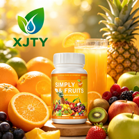 XJTY Nature Assortiment Fruit & Groente Capsules |   Voedingsvezel supplement |   Plantaardig en vezelrijk |   Volwassenen |   Bevordert de spijsvertering