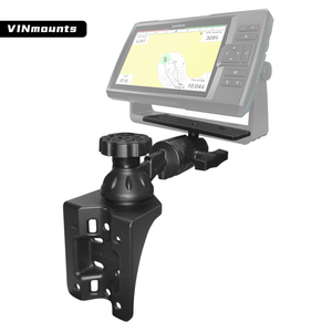 VINmounts Fish Finder Mount 7.32 Inch Swing Arm All Aluminum Horizontal Adjustable Mount for Fish Finder Chartplotter - Product Image 2