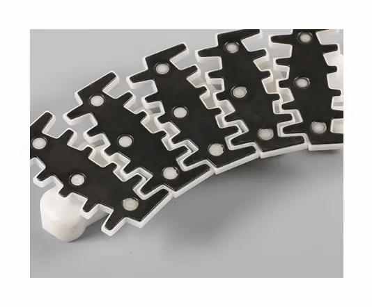 63B 63mm width conveyor band flexible slat top chain for chain conveyor