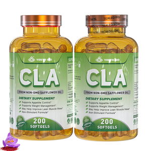 Gélules de CLA 1000mg avancées pour le soutien métabolique et le bien-être quotidien – Acide Linoléique Conjugué Haute Puissance – Flacon de 200 unités - Product Image 1