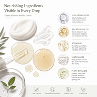 Kit de soin du visage blanchissant format voyage Lance Private Label avec sérum hydratant, crème hydratante et masque pour les lèvres - Ensemble de beauté végan