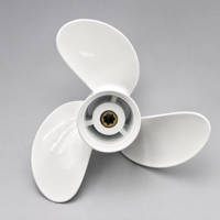 Hélice en aluminium blanc 6G1-45941-00-EL 8 1/2X8 1/2-N à 3 pales pour moteur hors-bord Yamaha 6HP 8HP F8