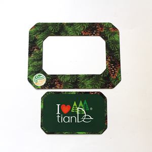 미어 크리스마스 경품 프로모션 선물 마그네틱 포토 프레임 냉장고 자석, 저렴한 종이 4x6 포토 프레임 마그네틱 스티커 - Product Image 1