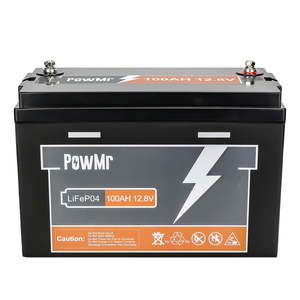 PowMr 재고 30AH 50AH 100AH <span class=keywords><strong>12V</strong></span> 에너지 저장 <span class=keywords><strong>LiFePO4</strong></span> 배터리 384Wh 640Wh 1280Wh 휴대용 리튬 이온 배터리 - Product Image 2
