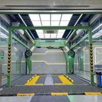 Kalınlaştırılmış Metal Gövdeli Yıkama İstasyonu Otomatik 360 Tam Otomatik Araba Yıkama Makinesi 360 Self Servis Araba Yıkama
