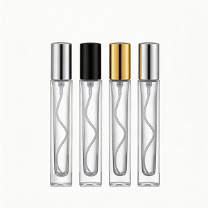 Flacon de <span class=keywords><strong>parfum</strong></span> en verre transparent de luxe de 10 ml avec bouchons métalliques de précision - Product Image 6