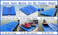 Dock de jet-ski de haute qualité et respectueux de l'environnement avec accessoires Plate-forme de jet pour fournitures marines