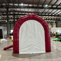 Carpa Inflable Tipo Túnel, Gran Almacén Inflable de PVC, Refugio Portátil Inflable para Exteriores
