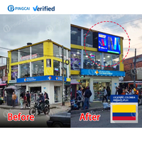 Colombia Pantalla móvil al aire libre Instalación fija 9.84ft X 13.12ft 3M X 4m Led Video Wall P3.91 Pantalla LED de 3,91mm