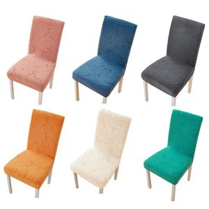 Funda de Silla Jacquard para Boda, 2 Piezas, Elástica, de Spandex, para la Mitad del Asiento de Silla de Comedor, para Banquete - Product Image 2