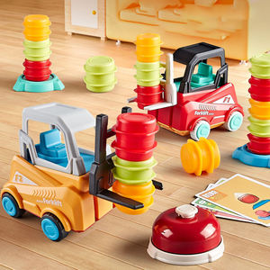 Jouets pour enfants, Jeux musicaux empilables, Jeux de société, Jouets d'équilibre, Chariots élévateurs amusants, Interaction ludique parent-enfant, Jouets grue - Product Image 6