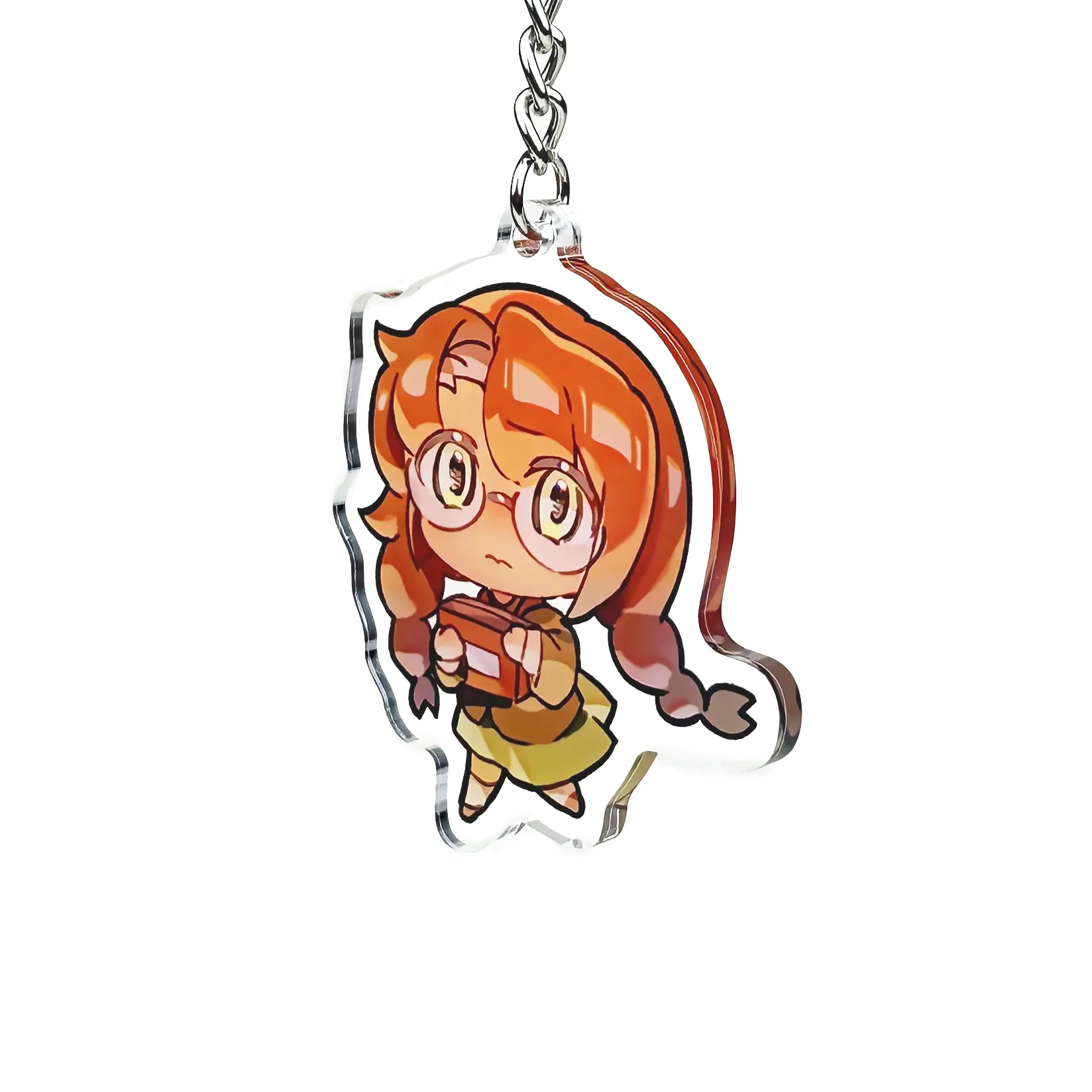 Acrylic Charm Maker Plastic Anime Keychain and Bracelet with UV Printing Stainless Steel Metal 6-Color Print