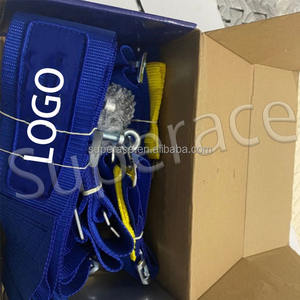 スーパーエース ユニバーサル レーシングカーシートベルト セーフティ 2点式 ポリエステルウェビング 3インチ ハーネス ショルダー クイックリリース - Product Image 4