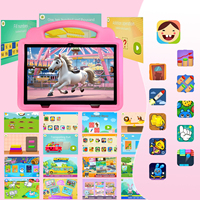 Tablet PC Android 12 de 10.1 Pulgadas para Niños con Pantalla IPS 1280*800, 3GB+64GB, 4000mAh, CPU Octa Core, Control Parental, Función de Llamadas 4G