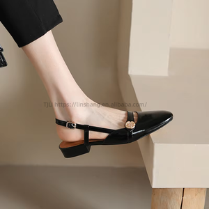 Design Footwear Spring <b>Leather</b> <b>Pumps</b> Pearl Beautiful Luxury Party High Heels Trendy Shoes Women's Pointed Toe - Product Image 4