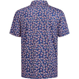 Polo de golf pour homme à manches courtes, imprimé, respirant, en maille, 100% polyester, col classique - Product Image 4