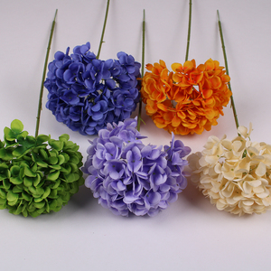 Bouquet d'hortensias artificiels de 135 pièces pour la maison et le salon, décorations de mariage en soie, arrangements floraux pour événements - Product Image 5