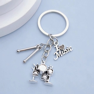 Llavero con diseño de batería de banda de rock, muy vendido, para entusiastas de la música pop. - Product Image 4