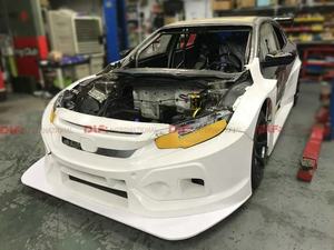 ชุดบอดี้กันชนหน้าสไตล์แฮทช์แบค TCR สำหรับ Honda '17-20 Civic Type-R FK7 - Product Image 5