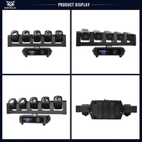DJ Disco Club Bühnenlicht 5 Köpfe 5x40W RGBW 4in1 Rotation DMX512 LED Beam Moving Head Licht