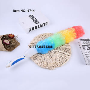 HQ9714 Voiture 10 pouces <span class=keywords><strong>Plumeau</strong></span> électrostatique <span class=keywords><strong>arc</strong></span>-<span class=keywords><strong>en</strong></span>-<span class=keywords><strong>ciel</strong></span> pour le nettoyage des meubles - Product Image 3