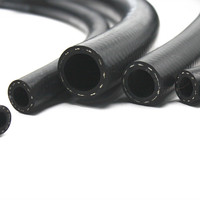 Tuyau de carburant 5/16"1/2"3/8"1/4" en caoutchouc NBR, fibres de polyester tressées haute résistance, pour essence, applications industrielles, résistant à la coupure