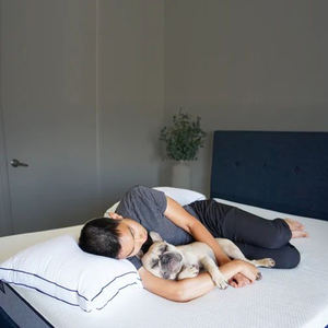 Matelas orthopédique en mousse à mémoire <span class=keywords><strong>de</strong></span> <span class=keywords><strong>forme</strong></span> Queen Size pour chambre d'hôtel, infusé au gel rafraîchissant, haute densité, 14 pouces, toucher doux, soutien dorsal - Product Image 4