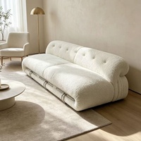 Canapé-lit modulaire convertible en tissu chenille blanc crème, canapé-lit moderne à ouverture facile pour la maison, le bureau, l'hôtel, le centre commercial