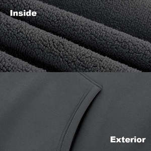 Wholesale Design <b>Black</b> <b>Men</b> <b>Plain</b> 500 Gsm Heavy Cotton Thick Heavyweight <b>Hoodie</b> Custom Logo High Quality Fleece Hoodies Print - Product Image 5