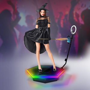 Portable Selfie 360 <span class=keywords><strong>Spinner</strong></span> Degré Plate-Forme D'affaires De Mariage Photobooth Caméra Machine Cabine Vidéo 360 Photo Booth Machine