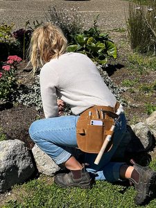 Sac à <span class=keywords><strong>outils</strong></span> de jardin en cuir véritable avec pochette <span class=keywords><strong>ceinture</strong></span> pour <span class=keywords><strong>femme</strong></span> pour le rangement des <span class=keywords><strong>outils</strong></span>, personnalisable OEM/ODM - Product Image 6
