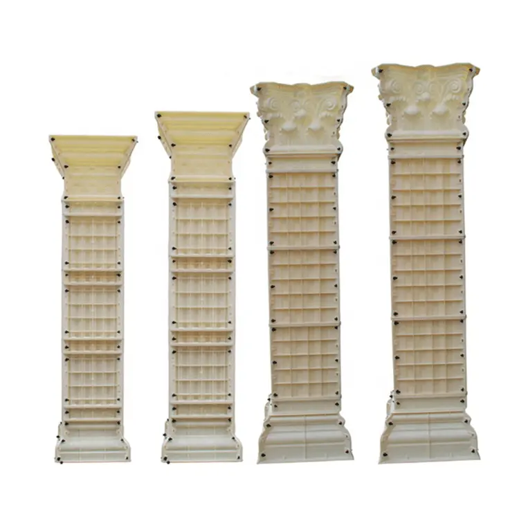 Molde de balaustre de pilar de hormigón para decoración Molde de Pilar Plástico para pilar Romano