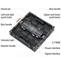 Pantalla LED de Pared para Interiores y Exteriores de 500x500 mm, P2.6, Empalme sin Costuras, 4K HDR10, Pantalla de Video para Fondo de Escenario, Panel LED