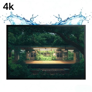 ทีวีกันน้ำกลางแจ้งขนาด 65 นิ้ว ป้องกันแสงสะท้อน ทนความร้อนสูง เหมาะสำหรับระเบียงกลางแจ้ง ห้องรับประทานอาหาร วิลล่า ริมสระว่ายน้ำ - Product Image 1