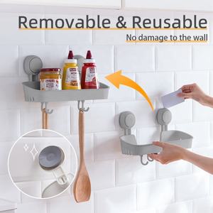 Estante organizador de almacenamiento de especias de cocina de pared estante colgante de alta resistencia doble estante de almacenamiento organizador de especias soporte de especias Vertical - Product Image 2