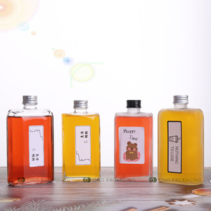 Bouteille en verre pour jus, vin, <span class=keywords><strong>gin</strong></span>, whisky, vodka, forme unique, écologique, avec bouchon à vis, nouveau design, 250 ml, 350 ml, 500 ml, vente en gros - Product Image 2