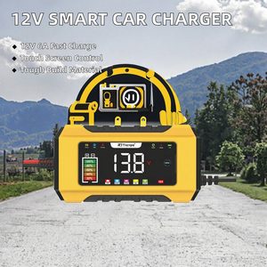 Cargador de Batería Inteligente de 12v6A con Pantalla Táctil LED, Cargador de Coche de Pulso con Protección OTP, Tipo Eléctrico, Puerto de CA - Product Image 2