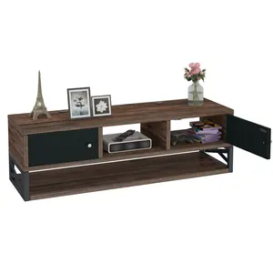 Tribe signs Floating TV Stand Wand-Medien konsole mit Türen Wand-TV-Regal mit Schrank Industrielle Wohnzimmer möbel