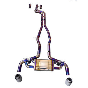 Tubería de silenciador de escape de titanio a precio de fábrica para Toyota Supra 3,0 T A90 año 2019 para presentar con válvulas - Product Image 2