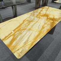 Dalle de quartzite d'or de Sienne, granit beige de Sienne, dalles de marbre d'or araignée de luxe pour comptoir de cuisine, marbre d'or calacatta