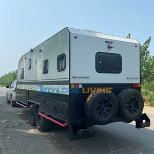 Caravane de luxe tout-terrain avec toit relevable pour le camping familial et les voyages - Product Image 1