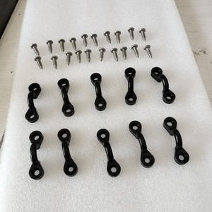 Accesorios para tiendas de campaña, gancho en forma de C con tornillo de acero inoxidable para tiendas de campaña al aire libre, barcos, kayaks, juego de 10 piezas - Product Image 1