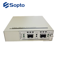 OEO Ethernet medya dönüştürücü 2 Fiber bağlantı noktası 155M-4.25G 3R fonksiyon SFP ila SFP Fiber ortam dönüştürücü OEO