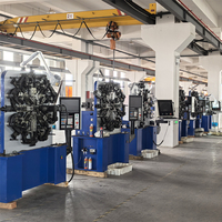 Máquina CNC para Resortes Helicoidales con PLC y Control Digital por Motor, Alimentación de Alambre de Alta Velocidad, Diámetro de Alambre de 0.4-3.0 mm