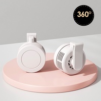 Akıllı Ev Modaya Uygun Klipsli Giyilebilir Boyun Fanı Dokunmatik Kontrol Pil ile Çalışan USB Şarj Edilebilir Taşınabilir Cep 360 Derece